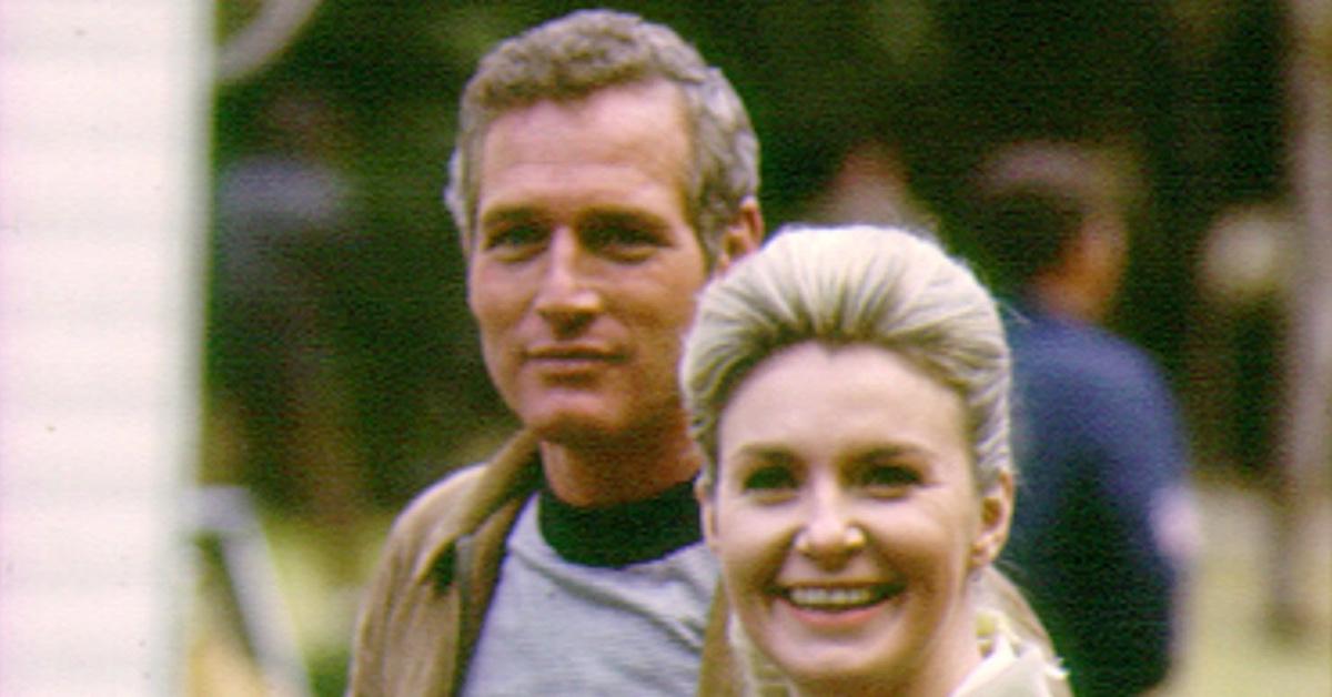 The late Paul Newman with wife Joanne Woodward.