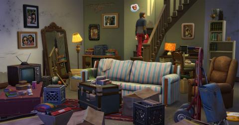 cluttered sims 4 basement