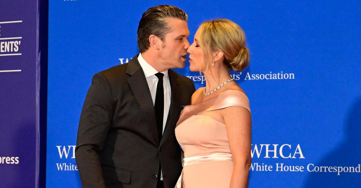 Pete Hegseth and his wife, Jennifer Rauchet