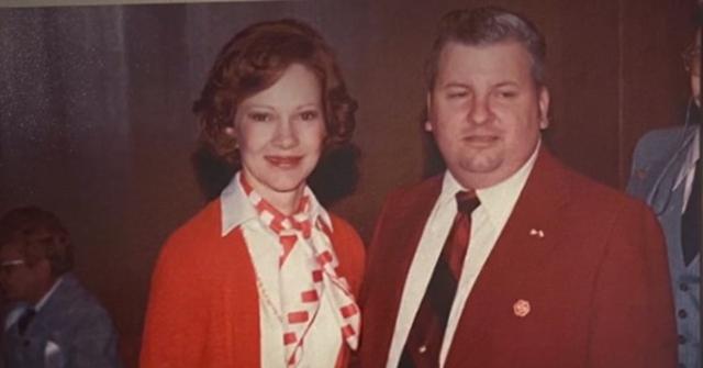 Rosalynn Carter and John Wayne Gacy in Chicago