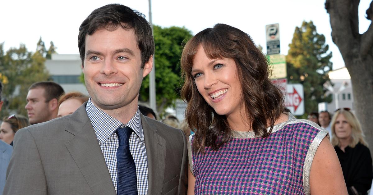 Actor Bill Hader (L) and Writer/director wife Maggie Carey attend the premiere of CBS Films' "The To Do List" on July 23, 2013 in Westwood, California. 