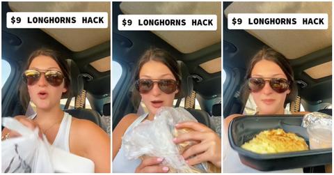 $9 dollar longhorns meal hack