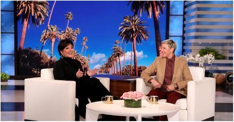 (l-r): Kris Jenner and Ellen DeGeneres