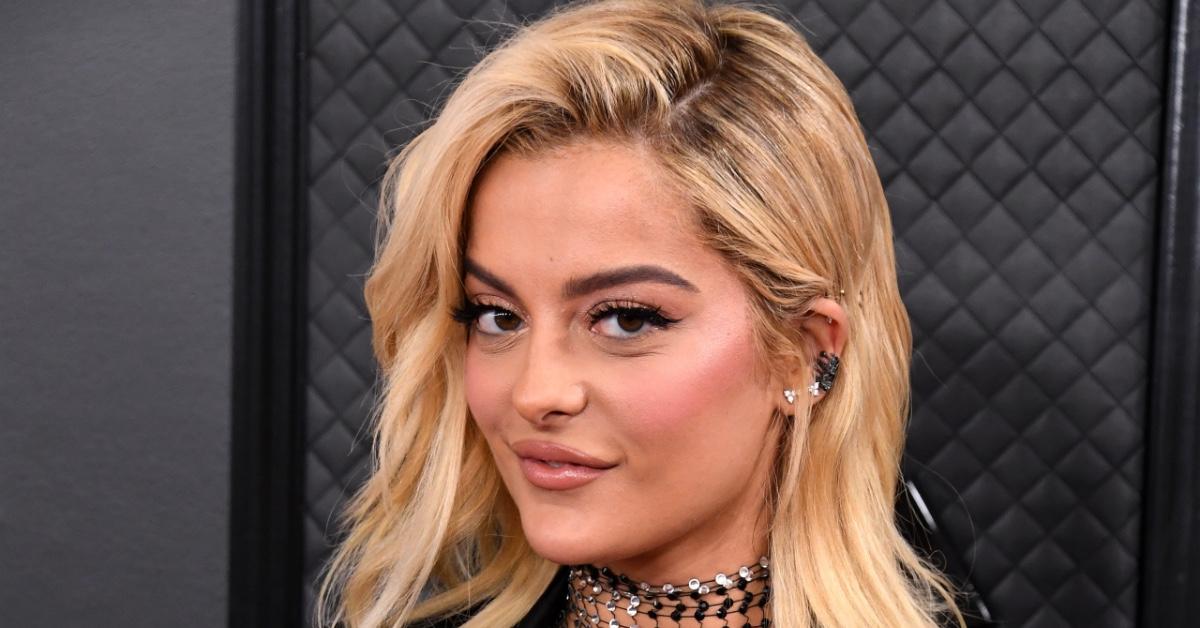 Bebe Rexha attends the Grammy Awards, 2020.