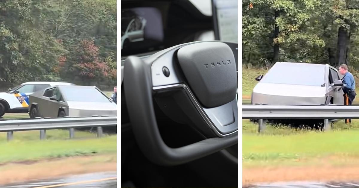 Cybertruck In Ditch Causes Traffic Jam: Steer-By-Wire's Fault?
