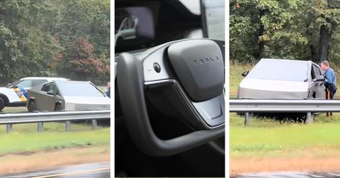 Cybertruck In Ditch Causes Traffic Jam: Steer-By-Wire's Fault?