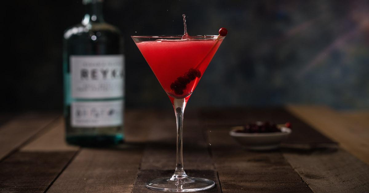 Cran-Spiced Martini