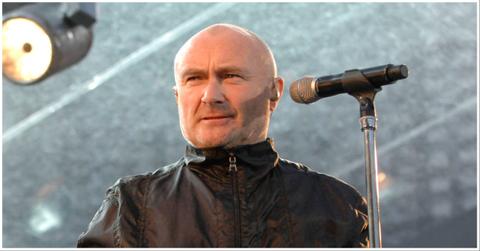 Phil Collins performs with Genesis in London in 2007.
