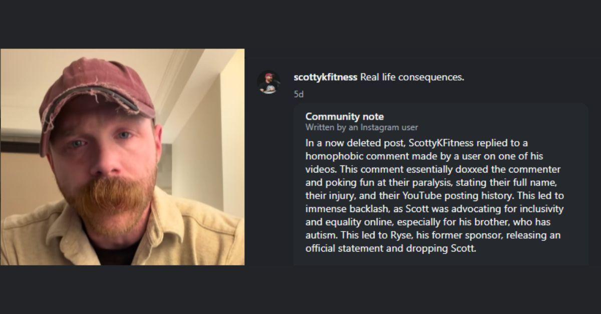 Scotty K Fitness controverary