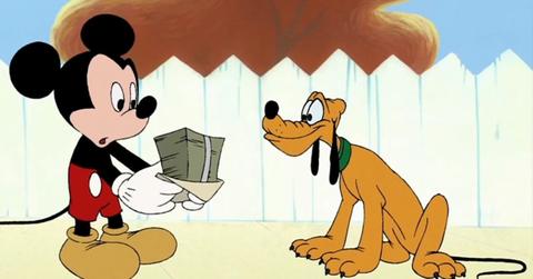 mickey mouse and pluto