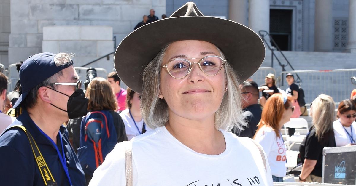 Ricki Lake at the 2022 Women's March