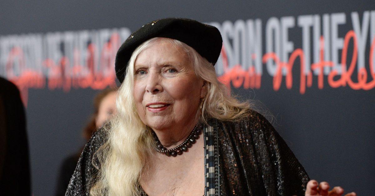 Joni Mitchell at the MusiCares gala in 2022. 