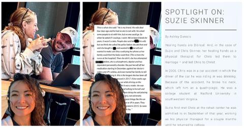 Photos of John Paul Miller and his alleged girlfriend Suzie Skinner with blog post about her