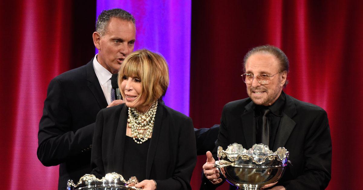 Cynthia Weil and Barry Mann accept the BMI Icon Award at The 64th Annual BMI Pop Awards in 2016