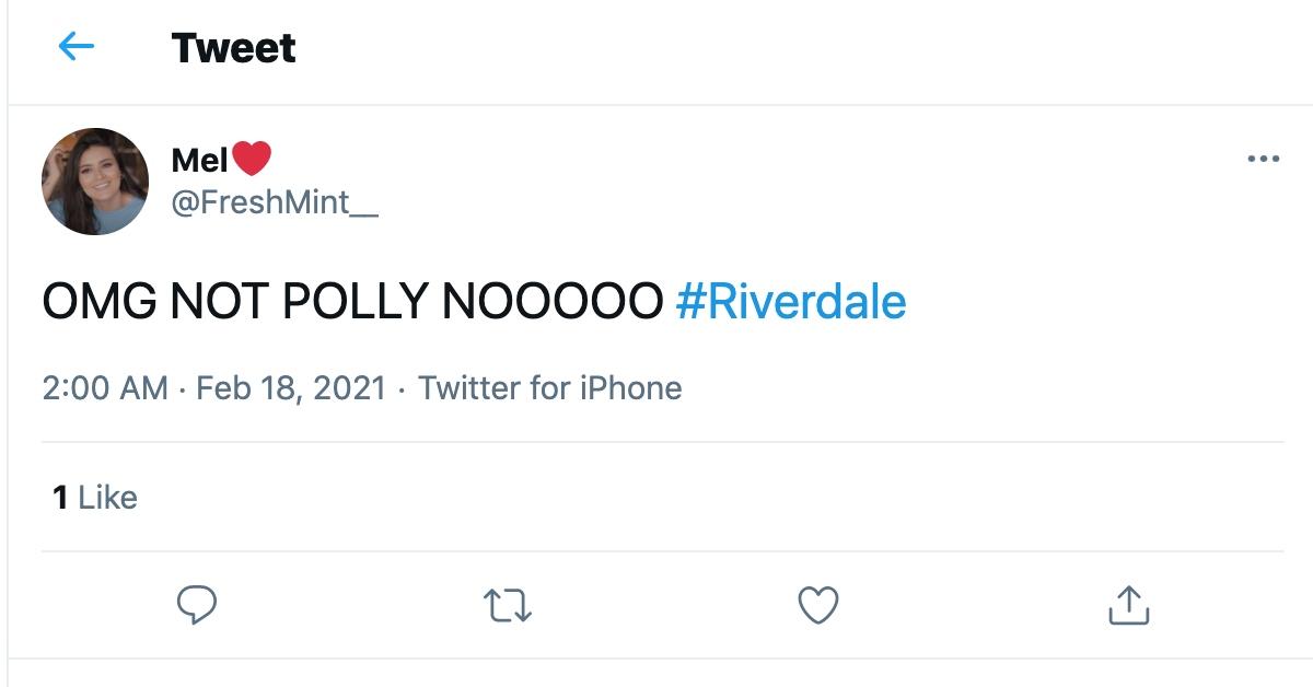 who plays polly in riverdale