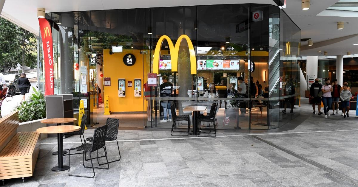 McDonalds restaurant at Southbank in Brisbane, Australia