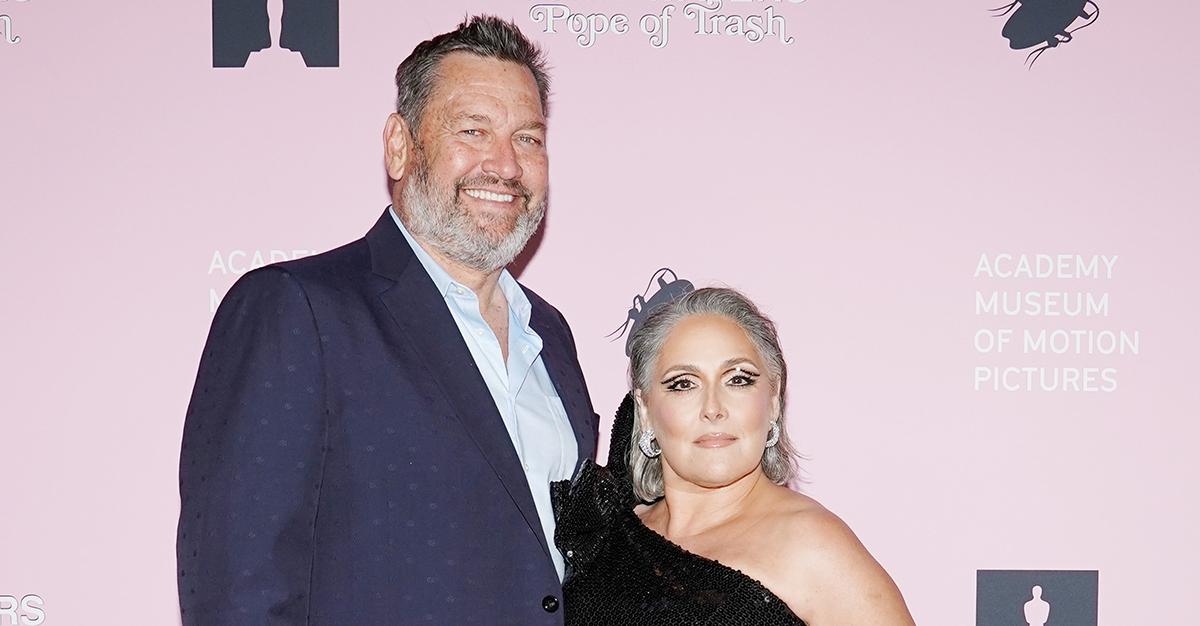 Ross Burningham and Ricki Lake attend "John Waters: Pope of Trash" Opening Night at Academy Museum of Motion Pictures on Sept. 14, 2023