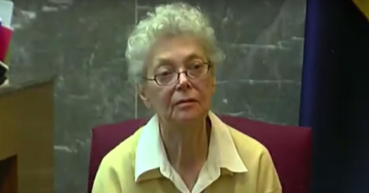 Sandra Layne testifies at her trial