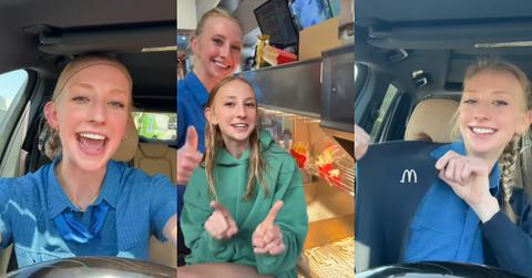 Woman With Corporate McDonalds Job Starts by Making Food