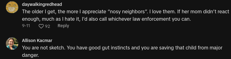 woman creepy man talking neighbor kid