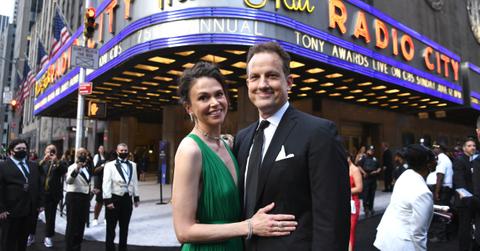 Sutton Foster and Ted Griffin attend the 75th Annual Tony Awards at Radio City Music Hall.