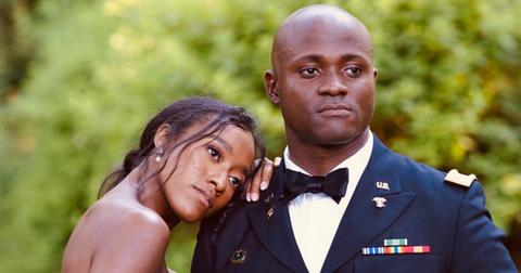 ‘Summer House: Martha’s Vineyard' stars Jasmine Ellis Cooper and Silas Cooper outside on their wedding day