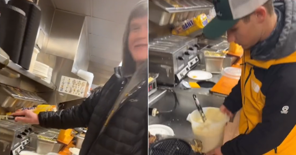 Waffle House Customers Get Behind the Grill on LateNight Shift