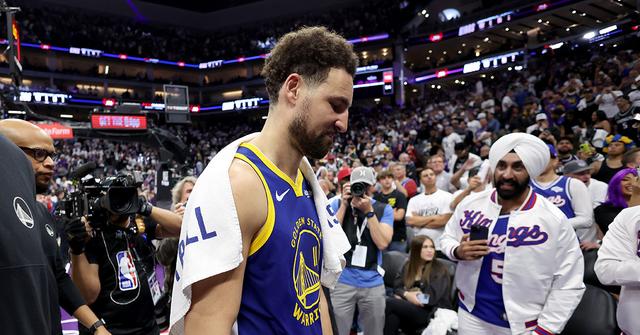 Klay Thompson during the Play-In game agains the Sacramento Kings.