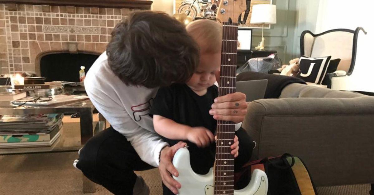 Louis Tomlinson and son