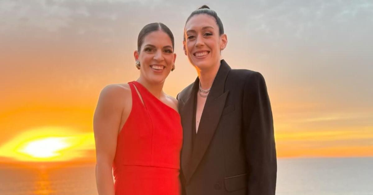 Breanna Stewart and her wife, Marta Xargay Casademont, in March 2024.