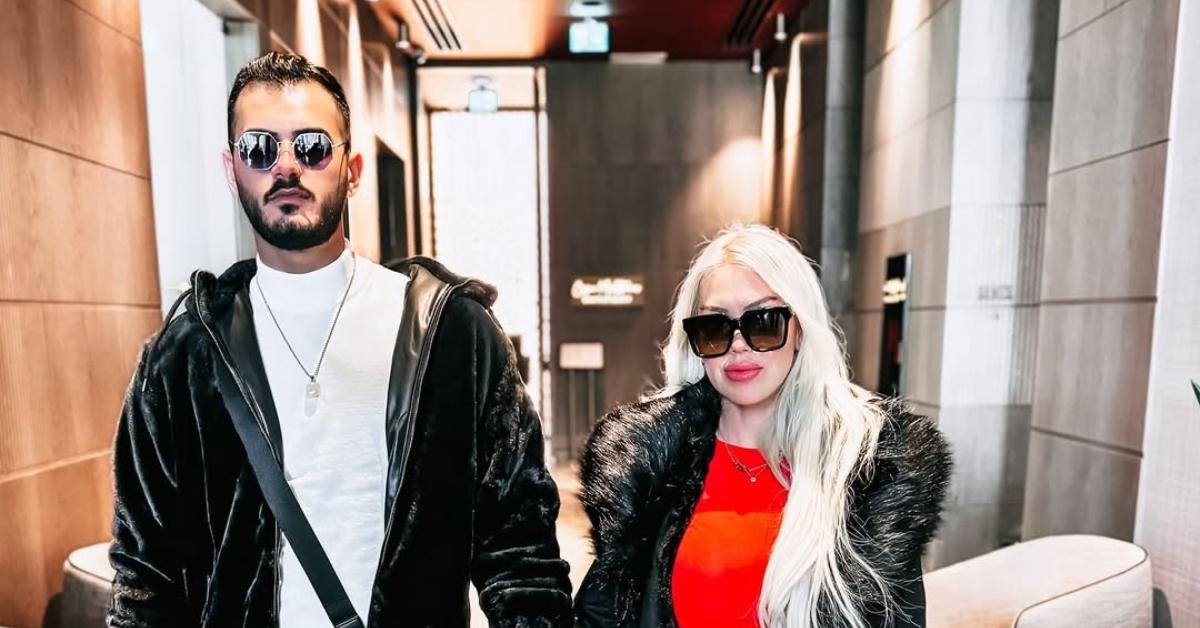 (l-r): Adnan Abdelfattah and Tigerlily walking in 2024