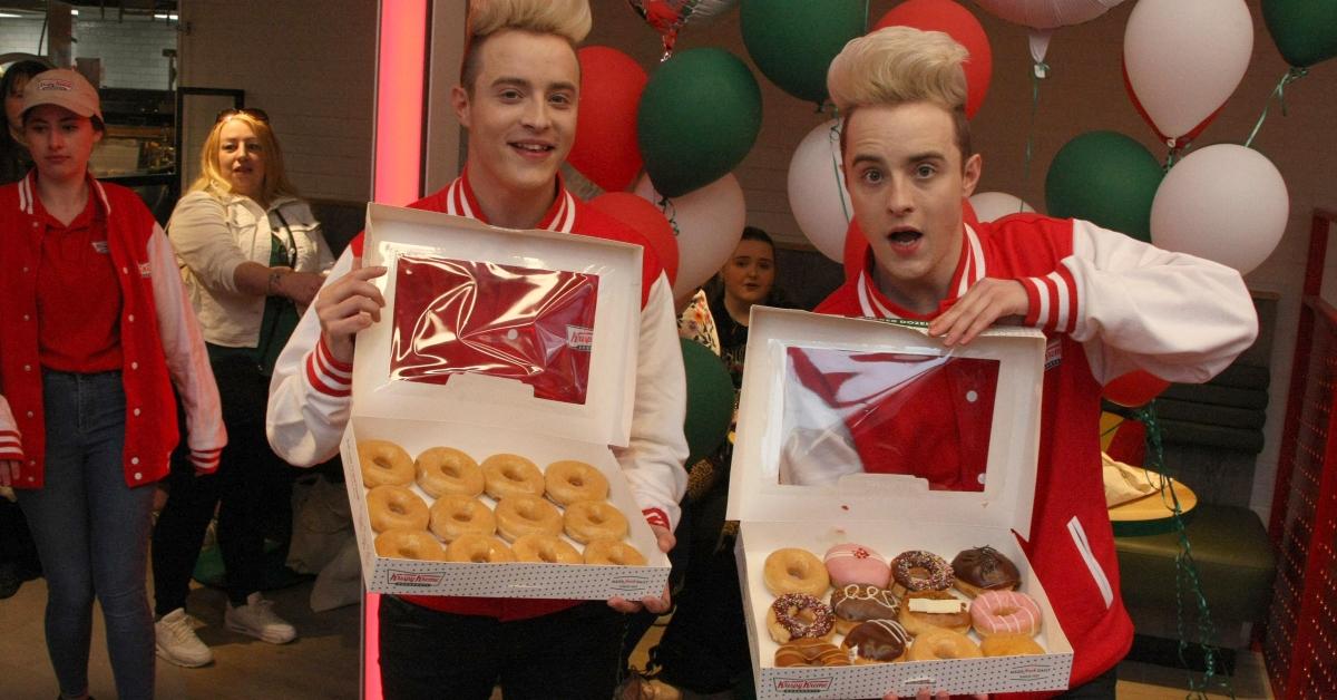 JEDWARD at the opening of a Krispy Kreme