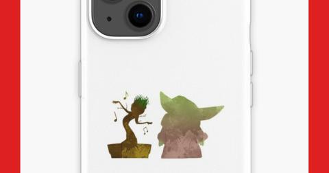 The Baby Groot phone case