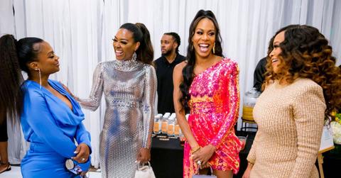 (l-r): Kandi Burruss, Kenya Moore, Sanya Richards-Ross, and Monyetta Shaw