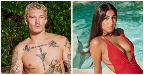 Stevan Ditter and Alara Taneri pose for their official 'Perfect Match' Season 2 portraits.