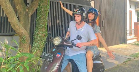 Sam and Citra in Balangan Beach, Bali, in June 2021.