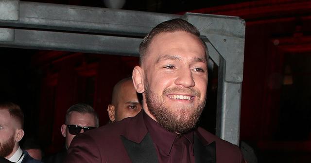 Conor McGregor at The Fashion Awards 2017 on Dec. 4, 2017