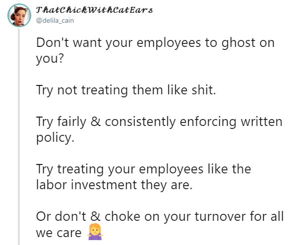 job ghosting