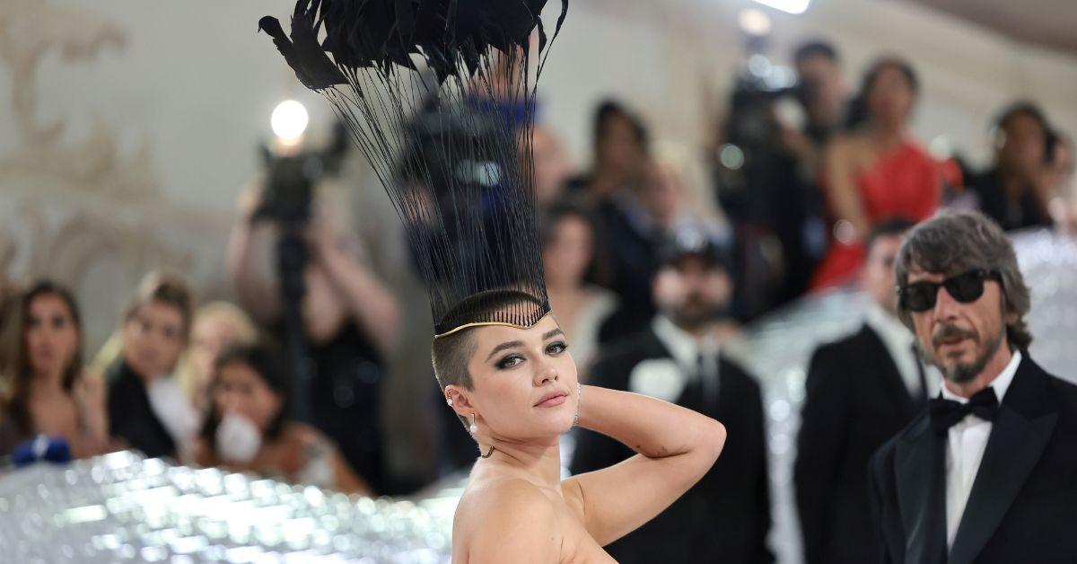 Florence Pugh debuted her bald head at the 2023 Met Gala on May 1, 2023