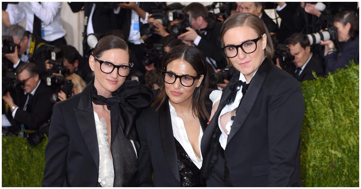 (lr): Jenna Lyons, Jennifer Konner i Lena Dunham