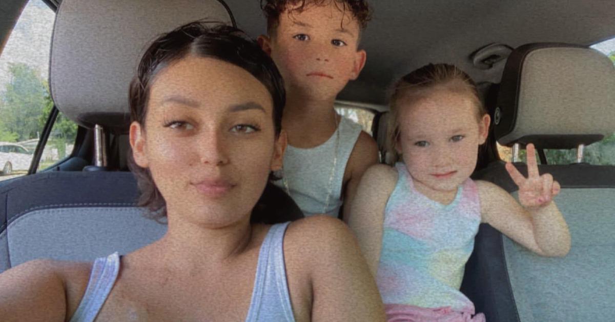 Erika Diarte-Carr with her kids, Jeremiah and Aaliyah.