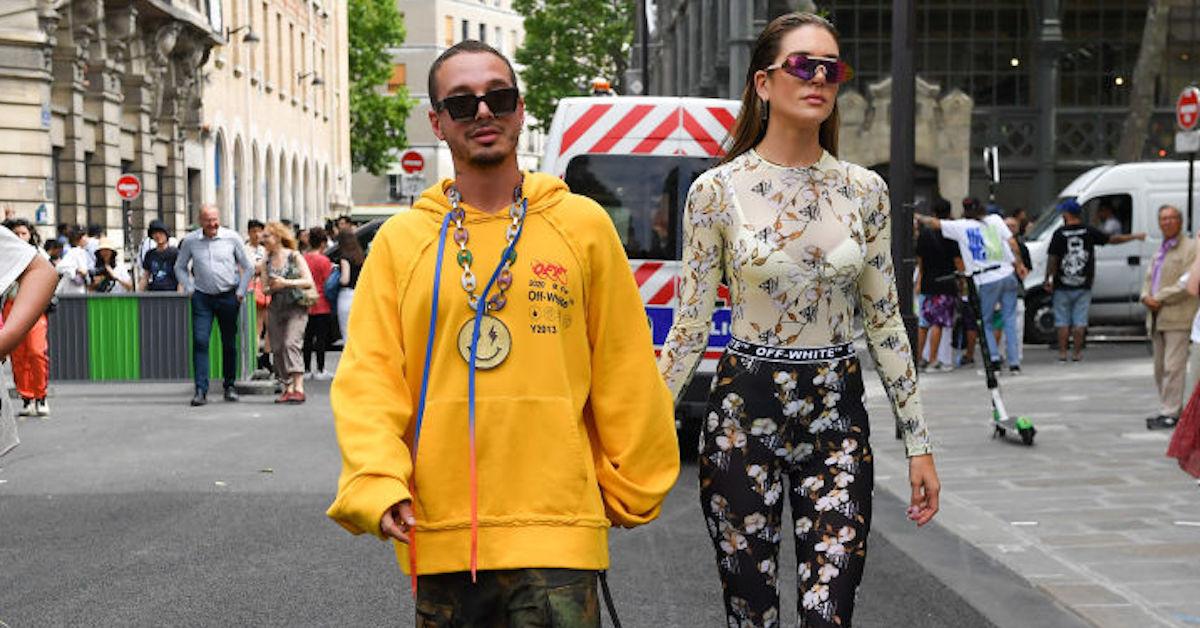 J Balvin & Girlfriend Valentina Ferrer Couple Up for Paris Fashion
