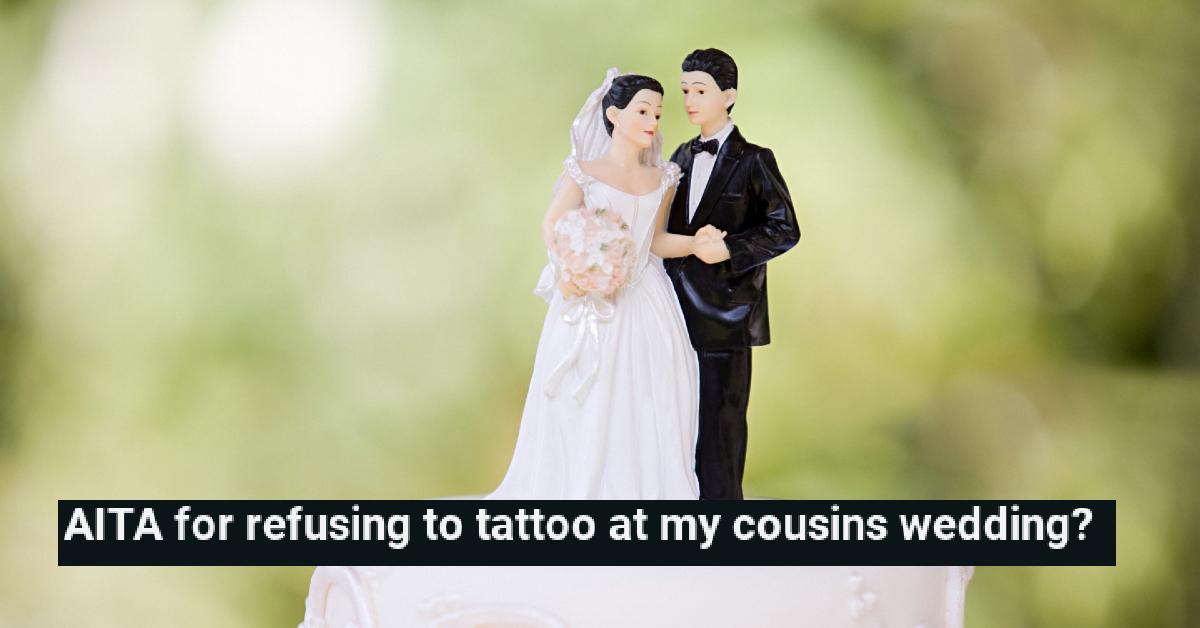 Groom Wants Free Tattoo at Wedding