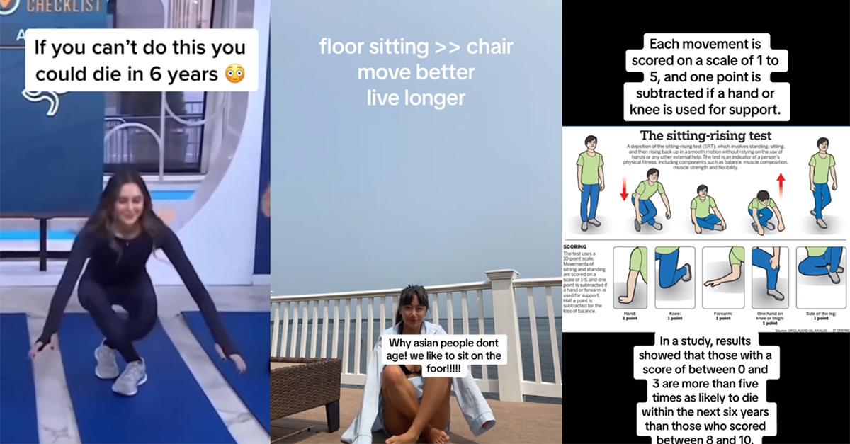 What Is the Sitting-Rising Test? Trend Has Folks Worried