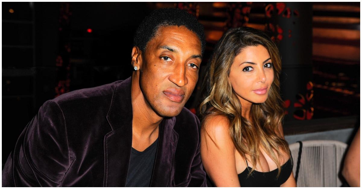 (l-r): Scottie Pippen and Larsa Pippen