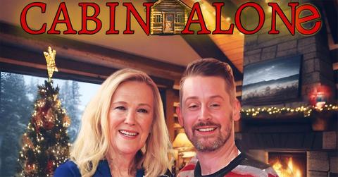 The fake poster for 'Cabin Alone.'