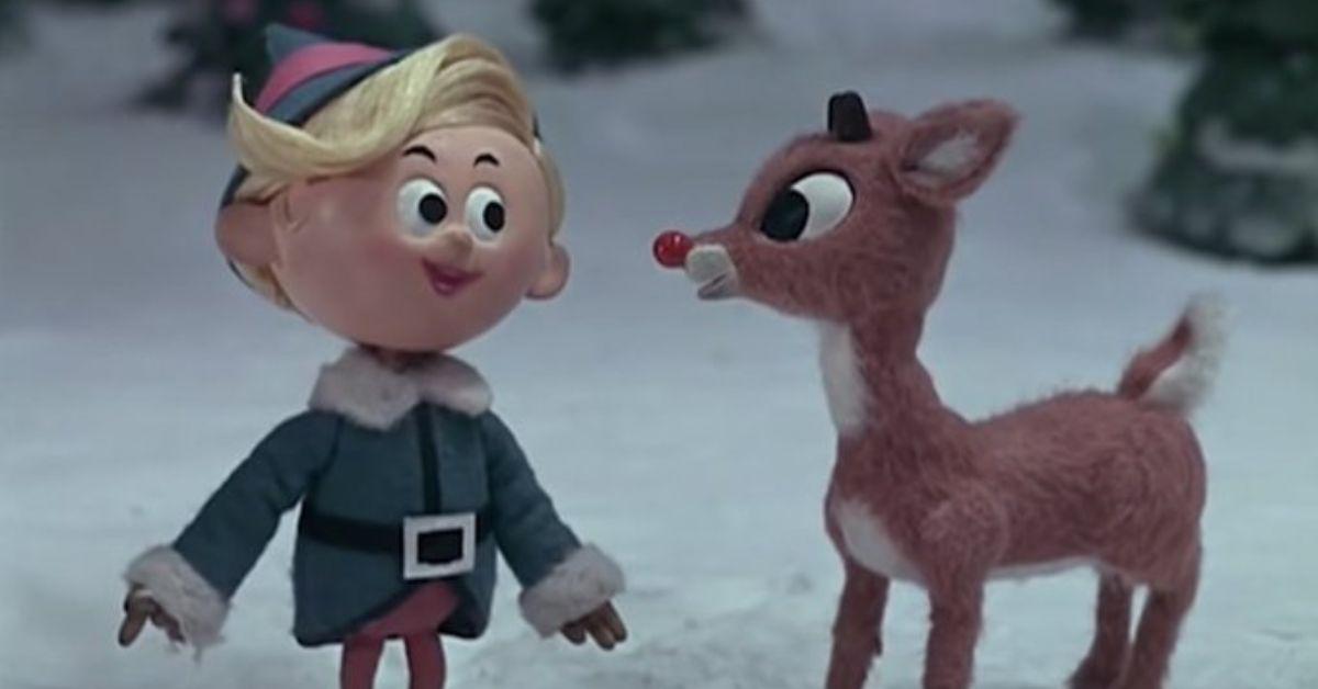 Jules Bass - A scene from 'Rudolph the Red-Nosed Reindeer' in 1964.