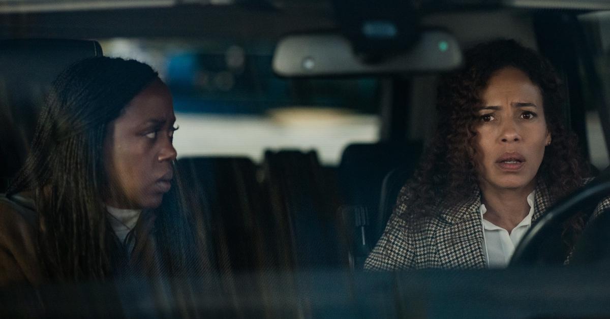 Simone Abara (Rukiya Bernard) and Taissa (Tawny Cypress) go for a drive. 