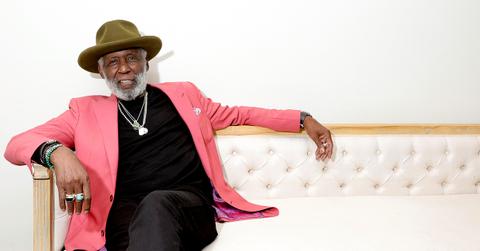 Richard Roundtree sitting down at the 2022 Toronto International Film Festival.