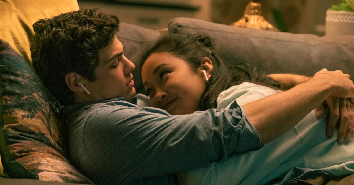 Lara Jean and Peter listen to music together in 'To All The Boys: Always And Forever'